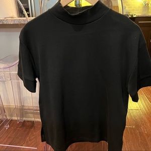 Zara Mock Turtleneck Short Sleeve Talfaluc